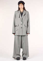Samar Oversized Wool Blend Blazer Jacket