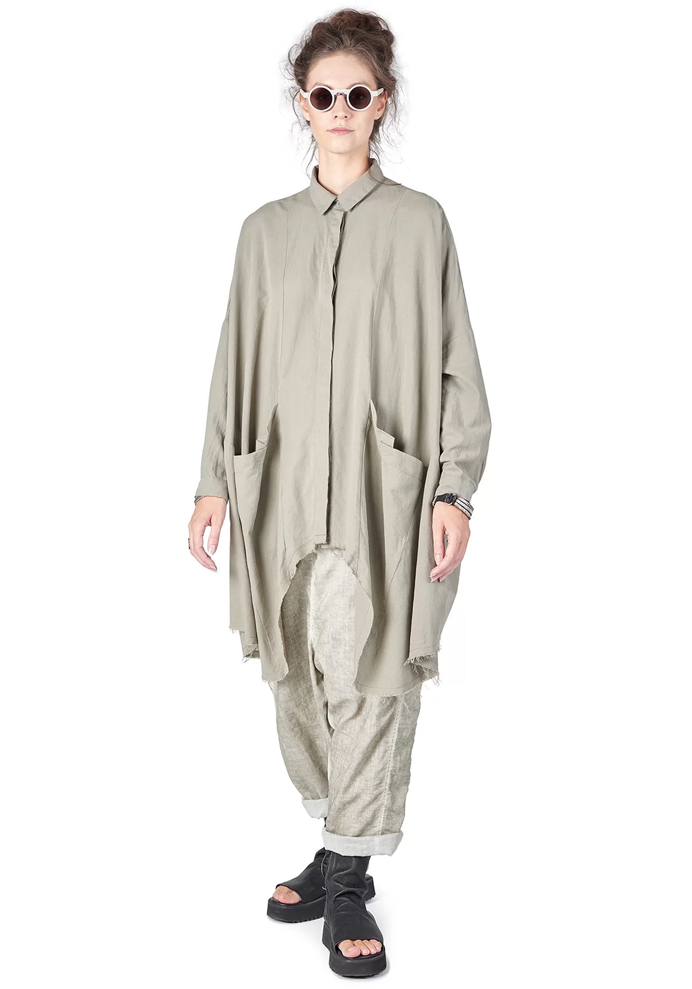 Sissi Drop Shoulder Oversized Blouse