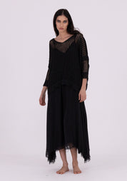 Open Knit Pullover
