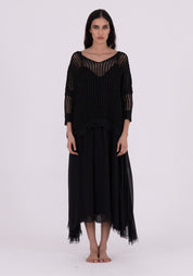 Open Knit Pullover
