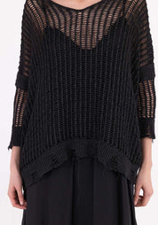Open Knit Pullover