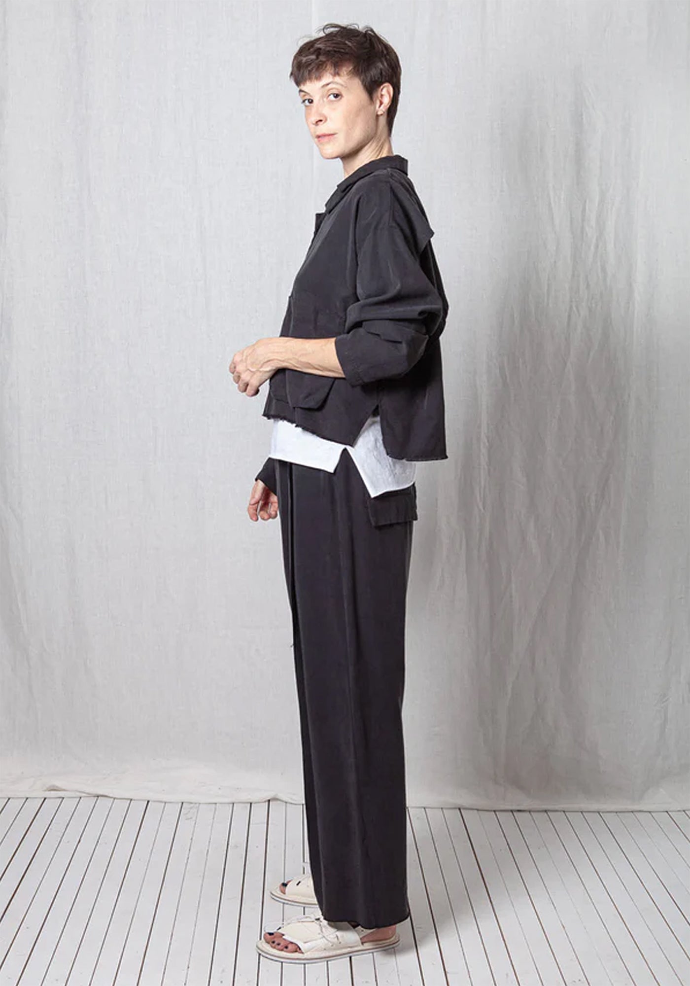 Tencel Oversized Transformable Coat