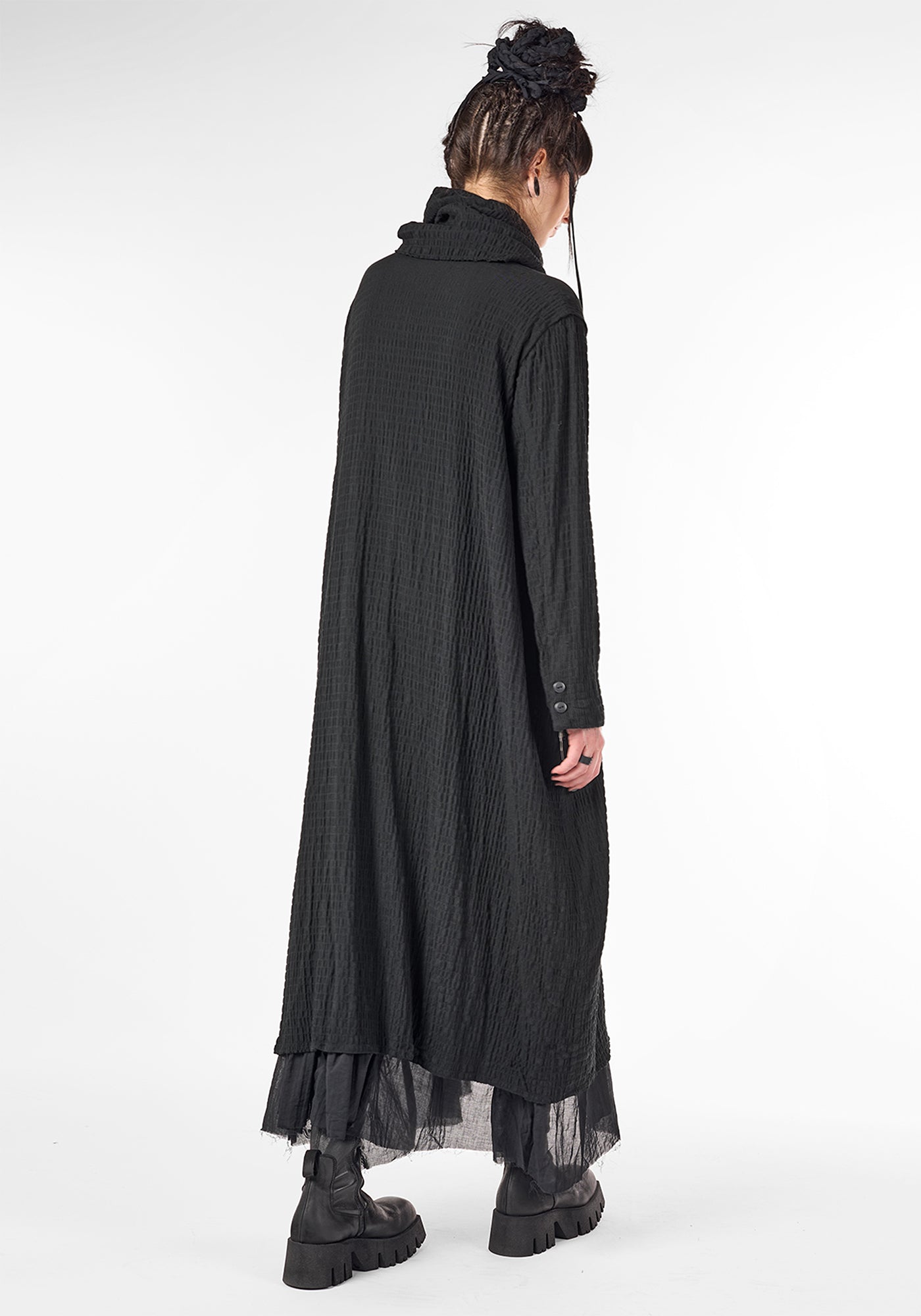 Vera Crinkle Maxi Dress With Snood - December Thieves