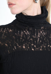 Distressed Wool Blend Maxi Dress