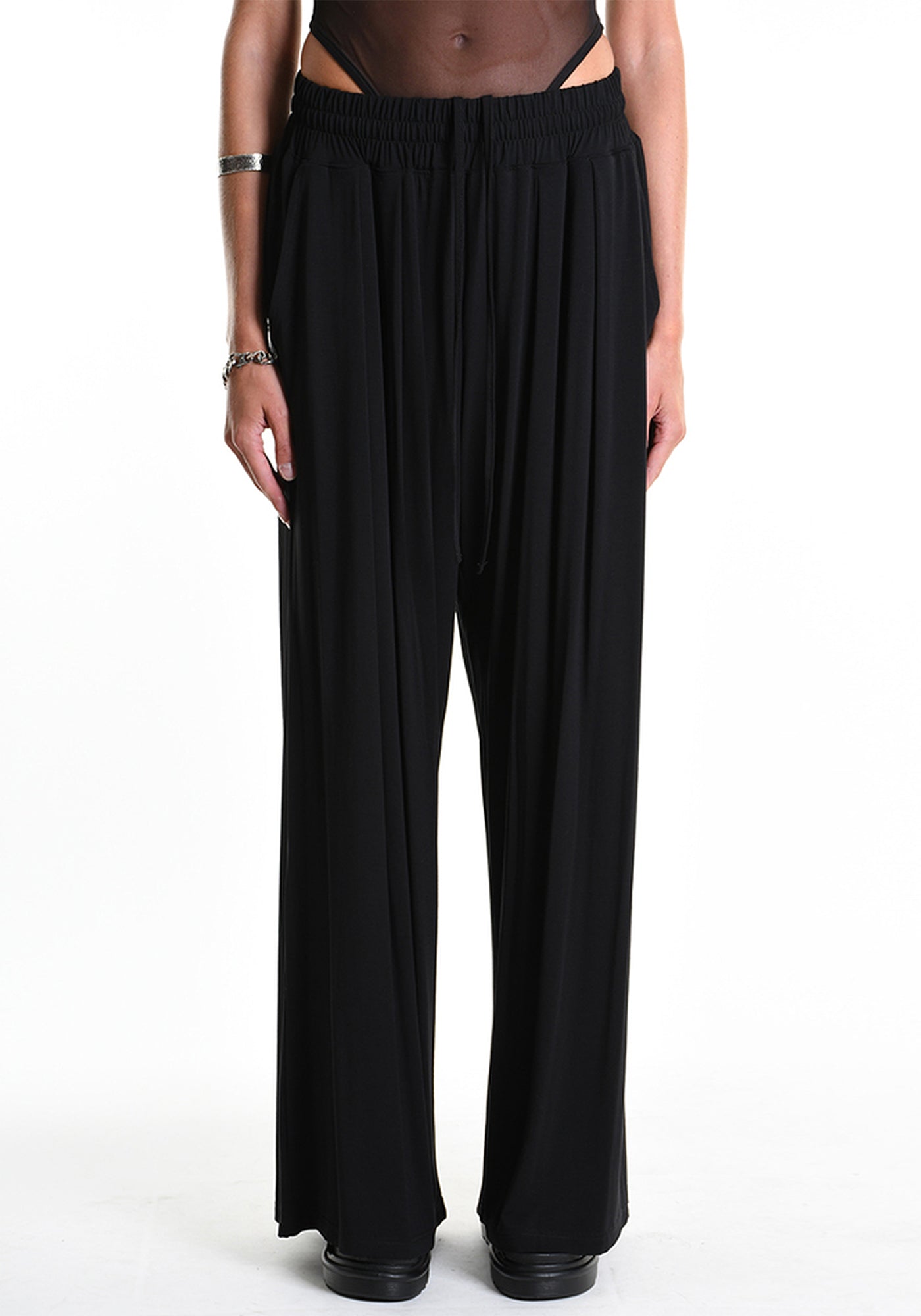 Wide Leg Bamboo Jersey Pants - December Thieves
