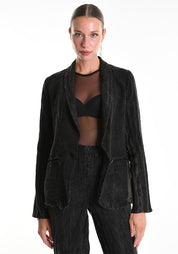 Tailored Linen Blazer - December Thieves
