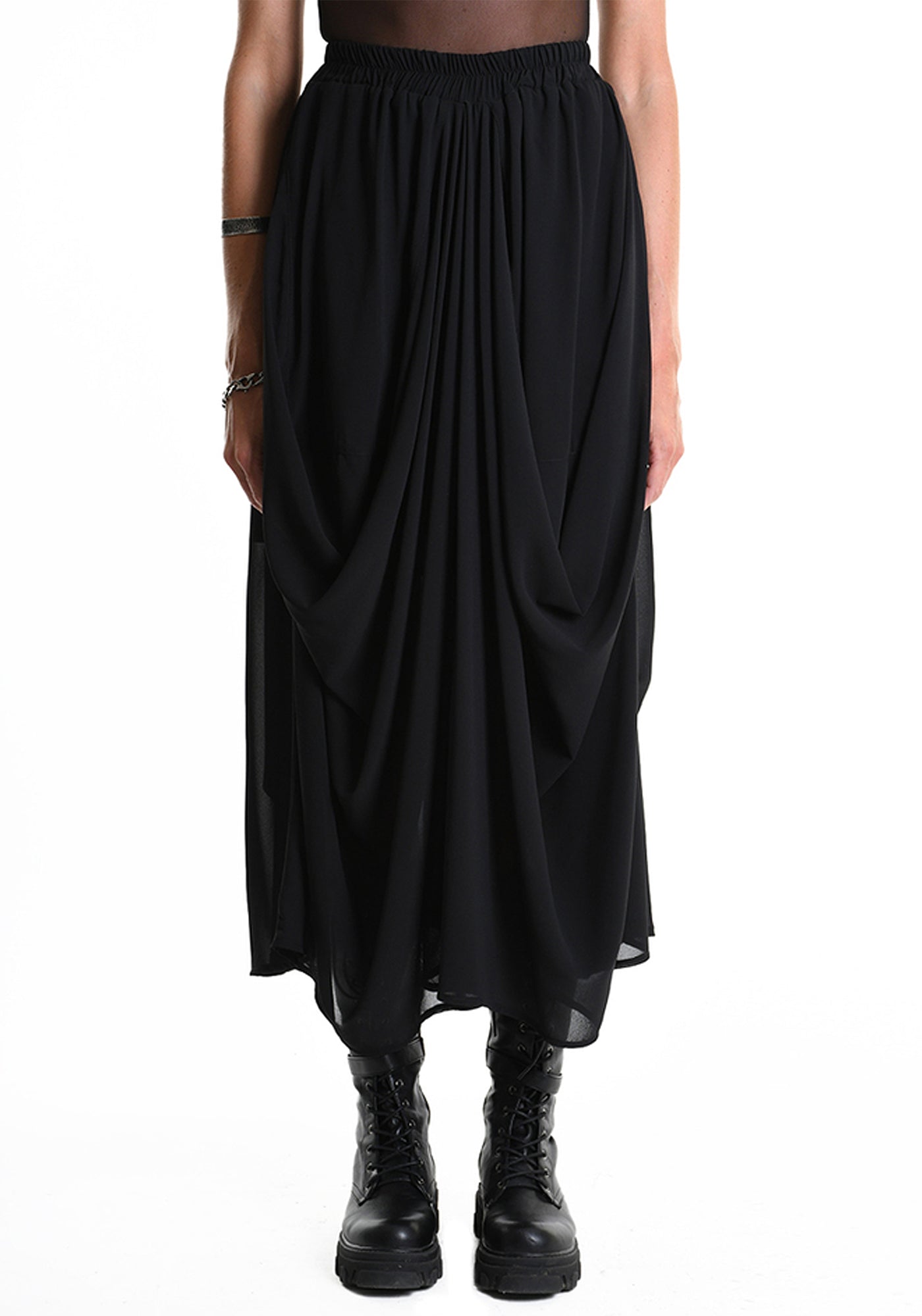 Drape Detail Maxi Skirt - December Thieves