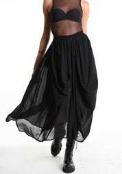 Drape Detail Maxi Skirt - December Thieves
