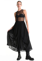 Drape Detail Maxi Skirt - December Thieves