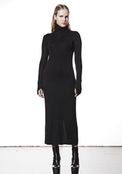 Fitted High Neck Maxi Dress - December Thieves