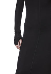 Fitted High Neck Maxi Dress - December Thieves