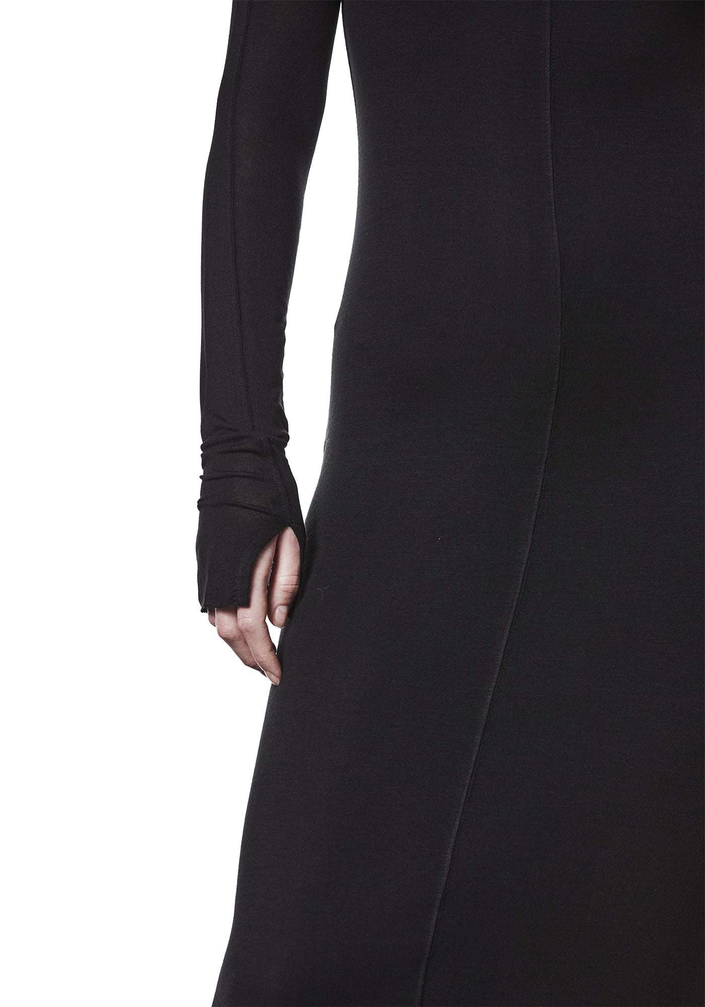 slim fit dress slacks Fitted High Neck Maxi Dress