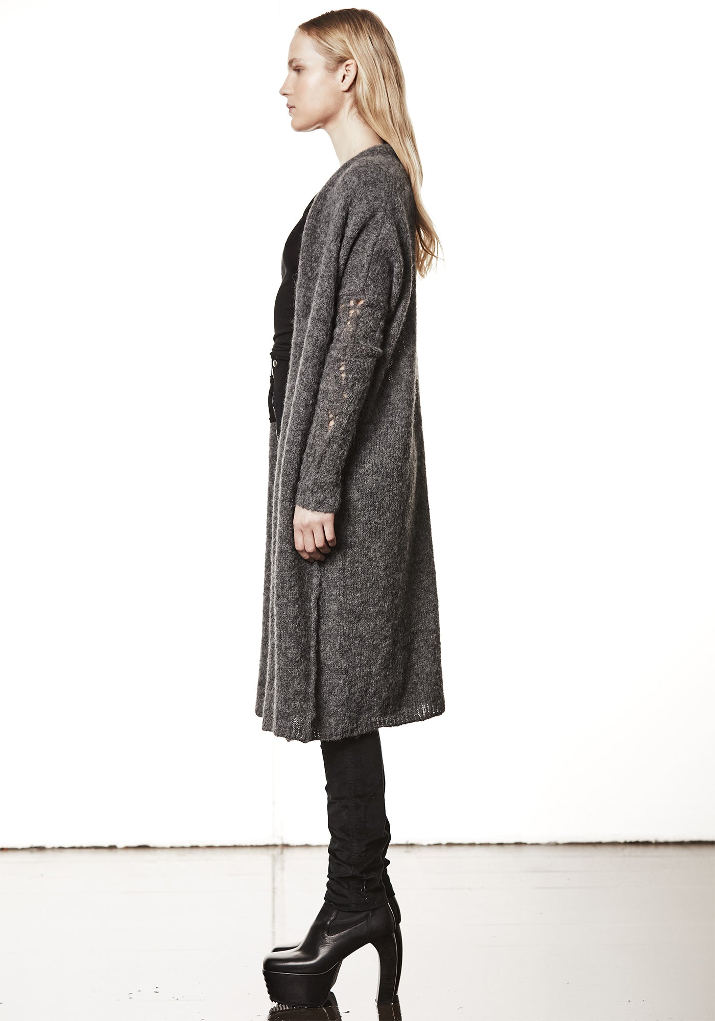 Relaxed Fit Maxi Length Knit Cardigan - December Thieves