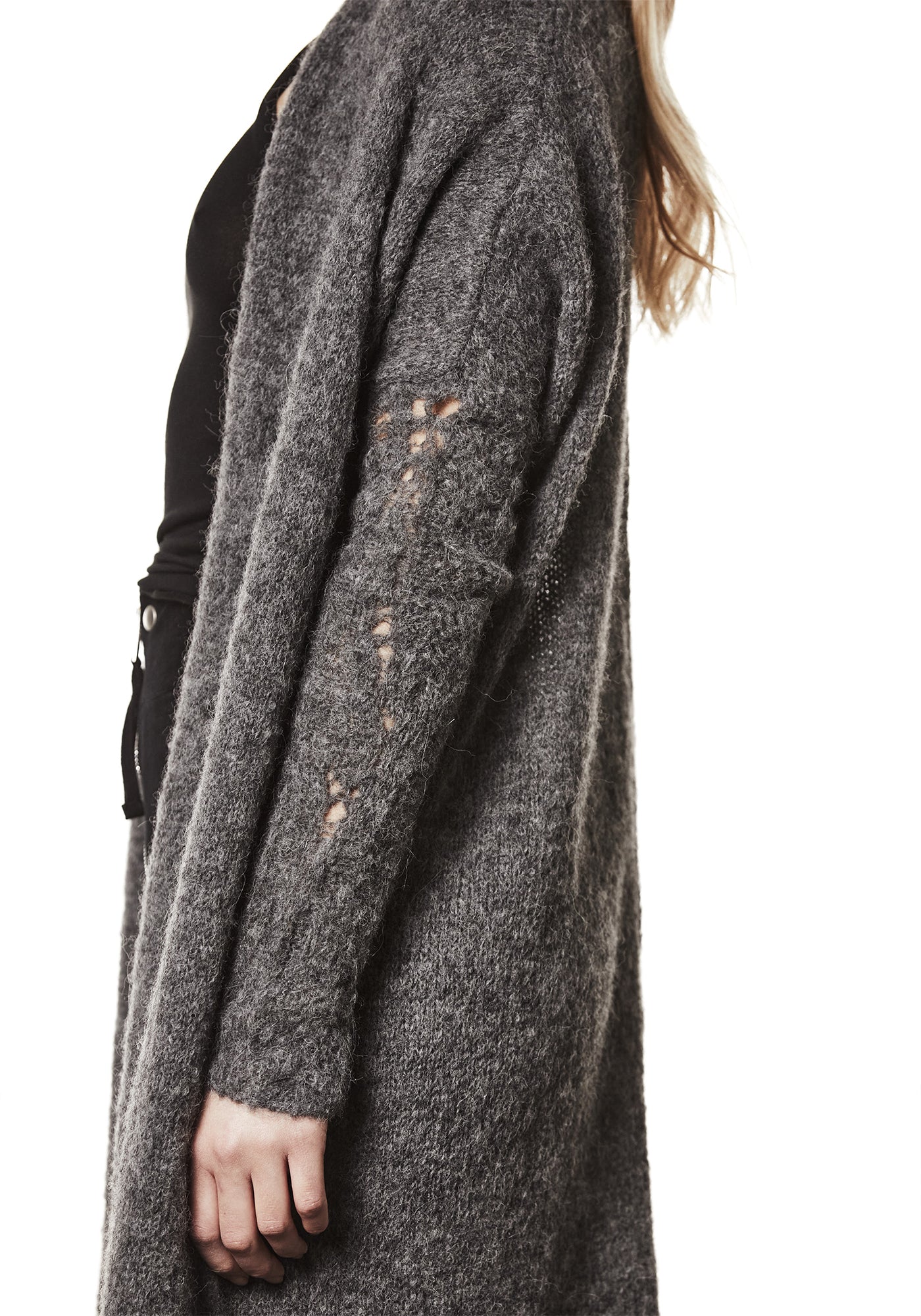 Relaxed Fit Maxi Length Knit Cardigan - December Thieves