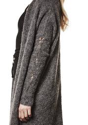 Relaxed Fit Maxi Length Knit Cardigan - December Thieves