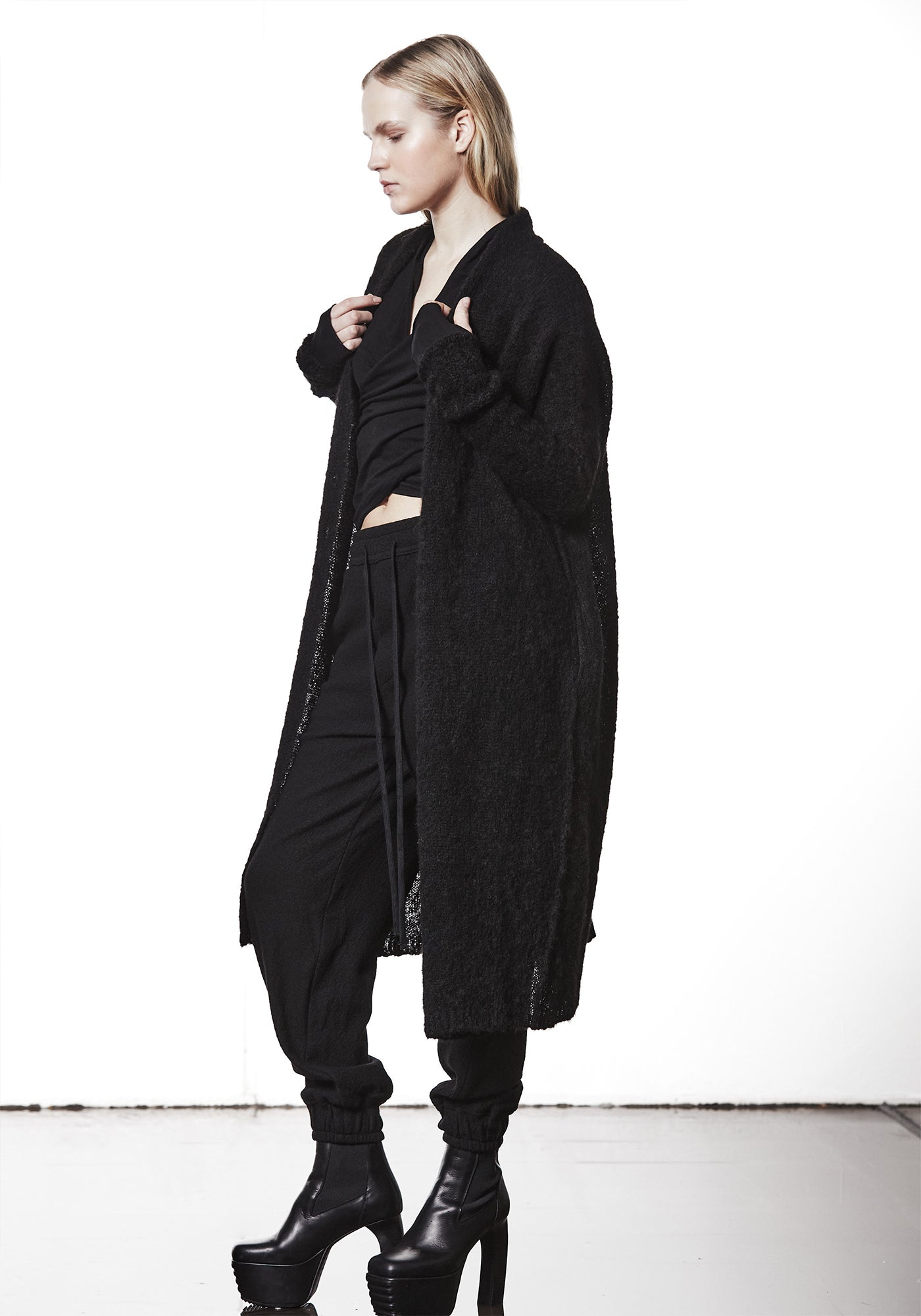 Relaxed Fit Maxi Length Knit Cardigan - December Thieves