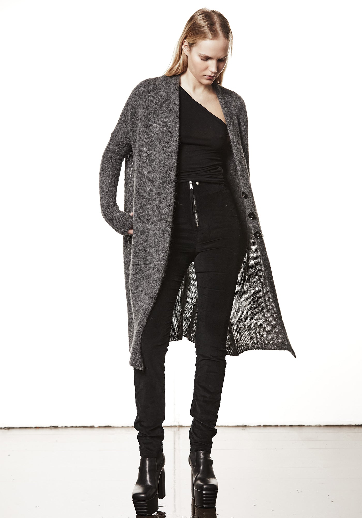 Relaxed Fit Maxi Length Knit Cardigan - December Thieves