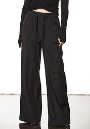Pocket Detail Wide Leg Pants - December Thieves
