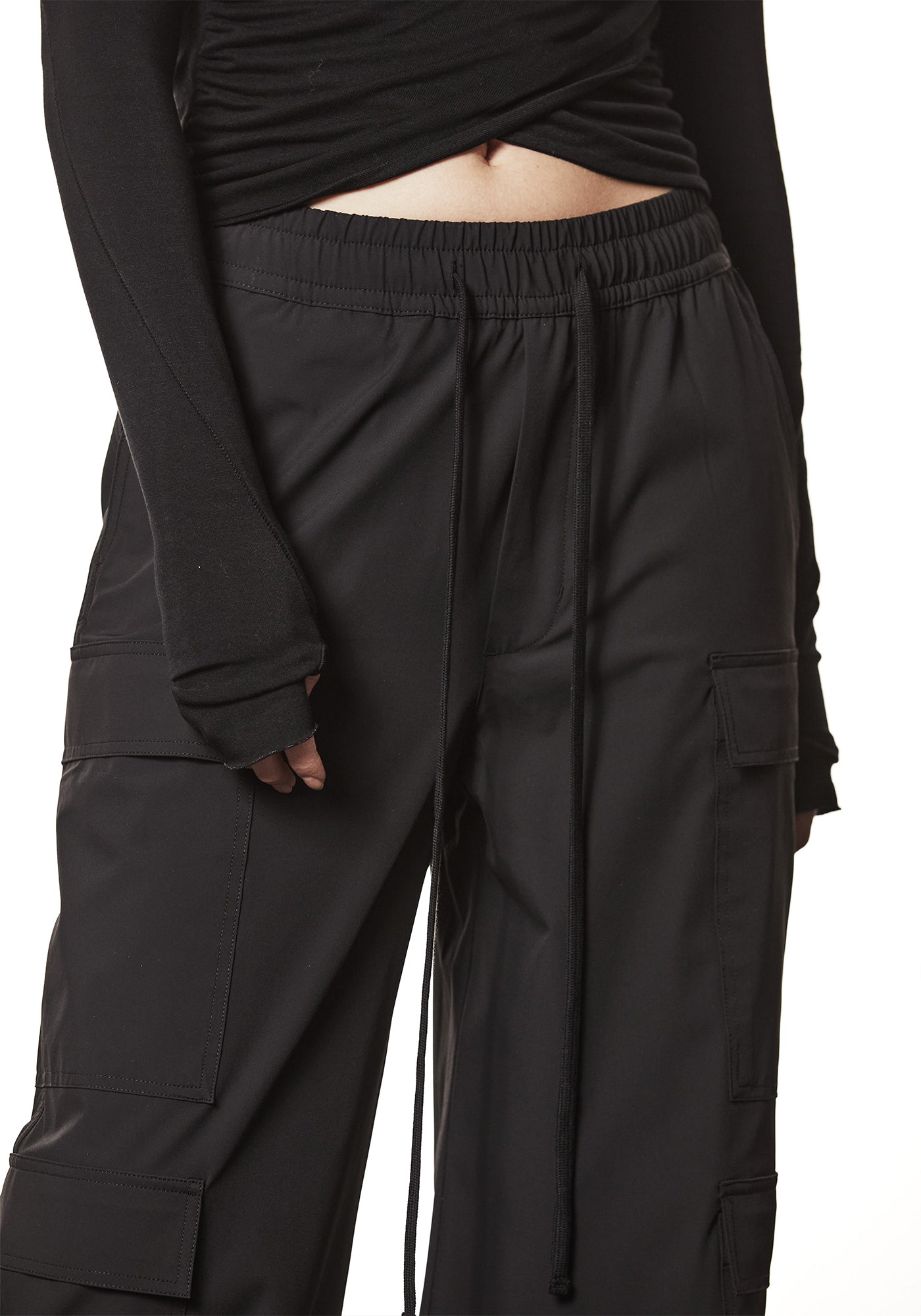 Pocket Detail Wide Leg Pants - December Thieves