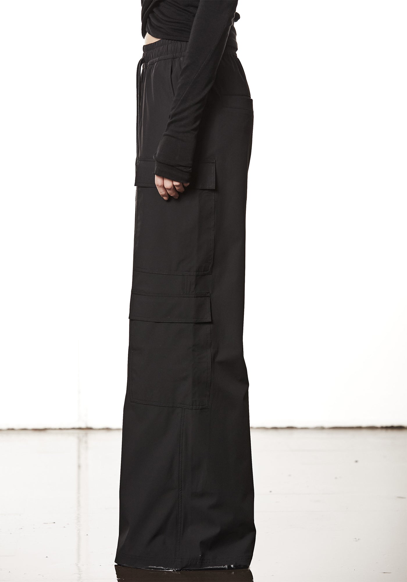 Pocket Detail Wide Leg Pants - December Thieves