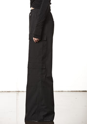 Pocket Detail Wide Leg Pants - December Thieves