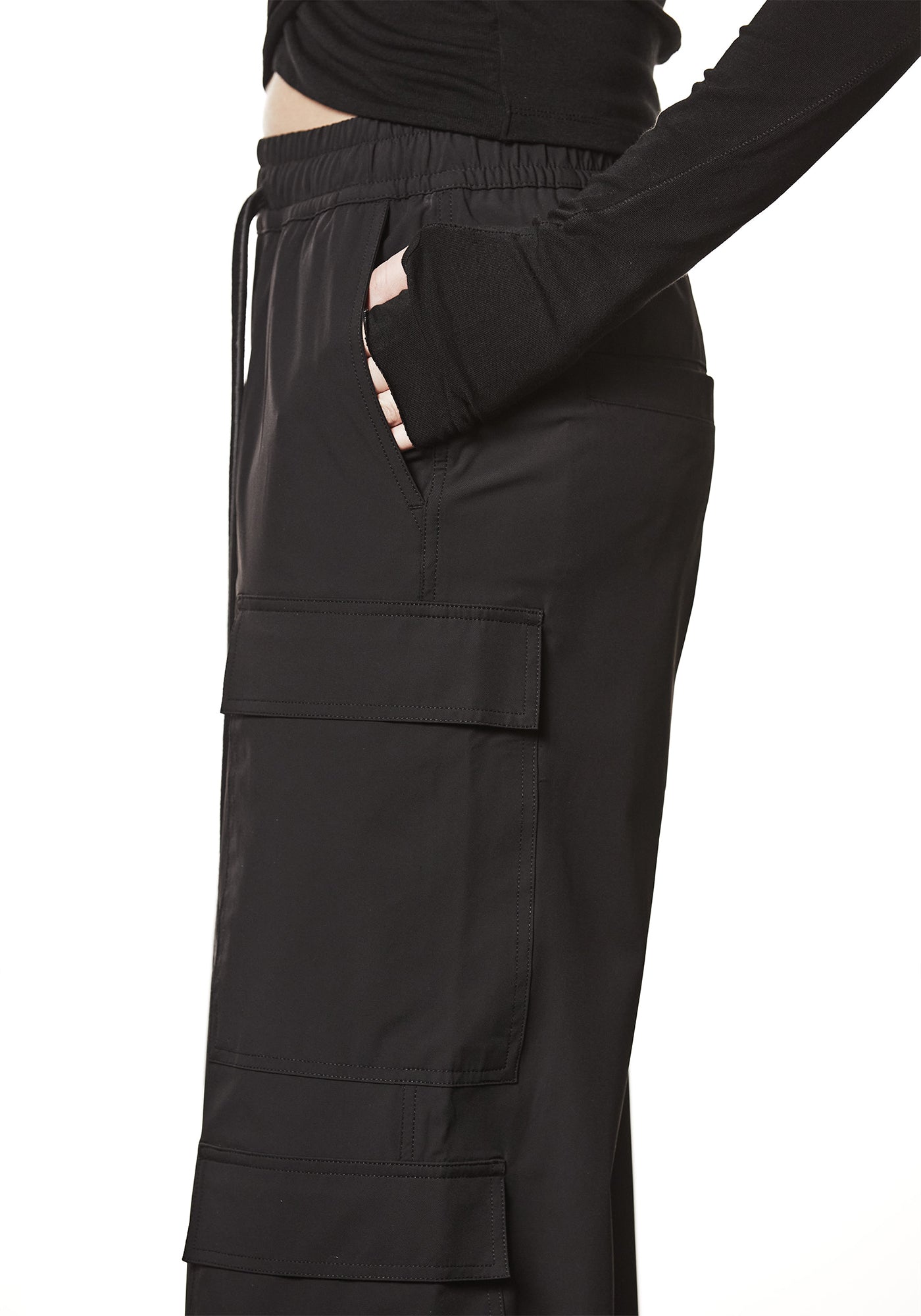 Pocket Detail Wide Leg Pants - December Thieves