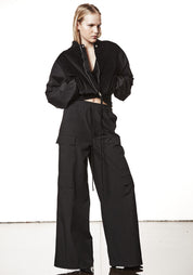 Pocket Detail Wide Leg Pants - December Thieves