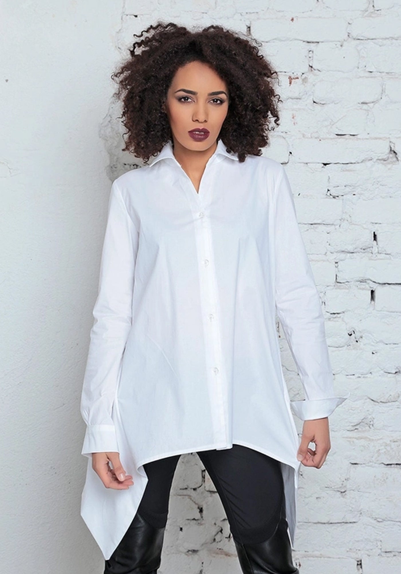 Aluna Flared Gathered Back Blouse