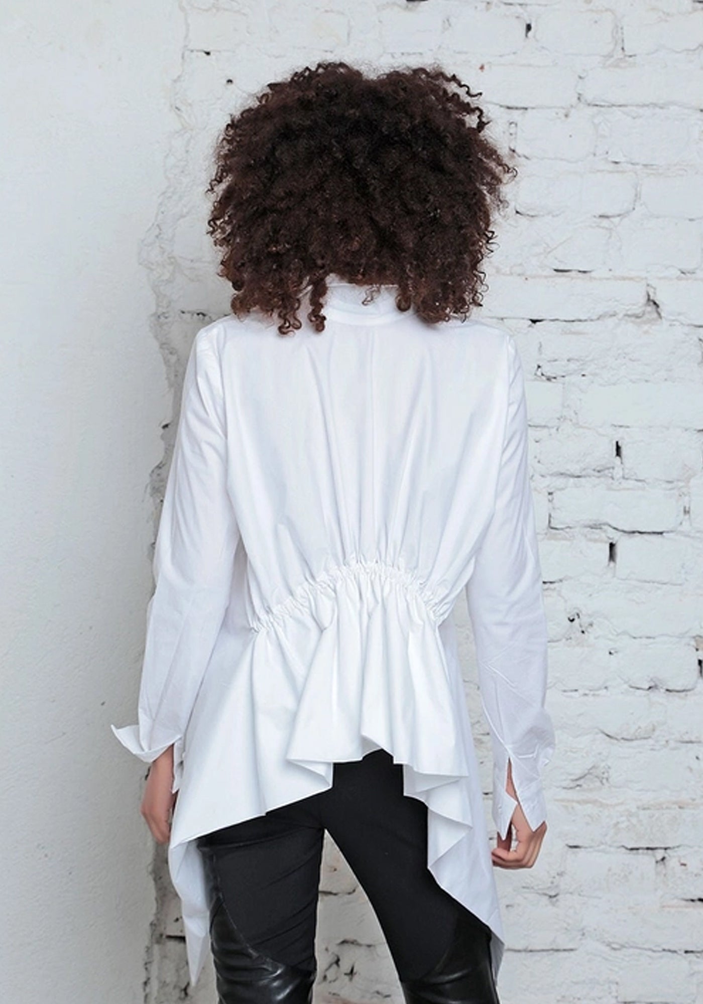 Aluna Flared Gathered Back Blouse