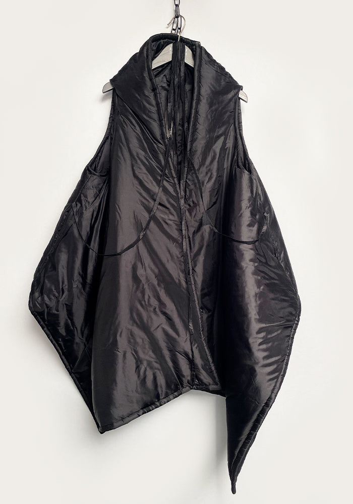 Barbara Bologna Transformable Black Puffer Vest | December Thieves