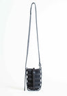 MDK Black Leather Small Cage Bag