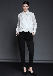 Transformable Front with Gathered Back Blouse