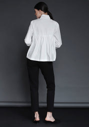 Transformable Front with Gathered Back Blouse