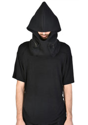 Zip Pockets Jersey Hood