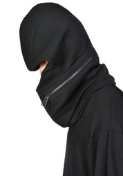 Zip Pockets Jersey Hood