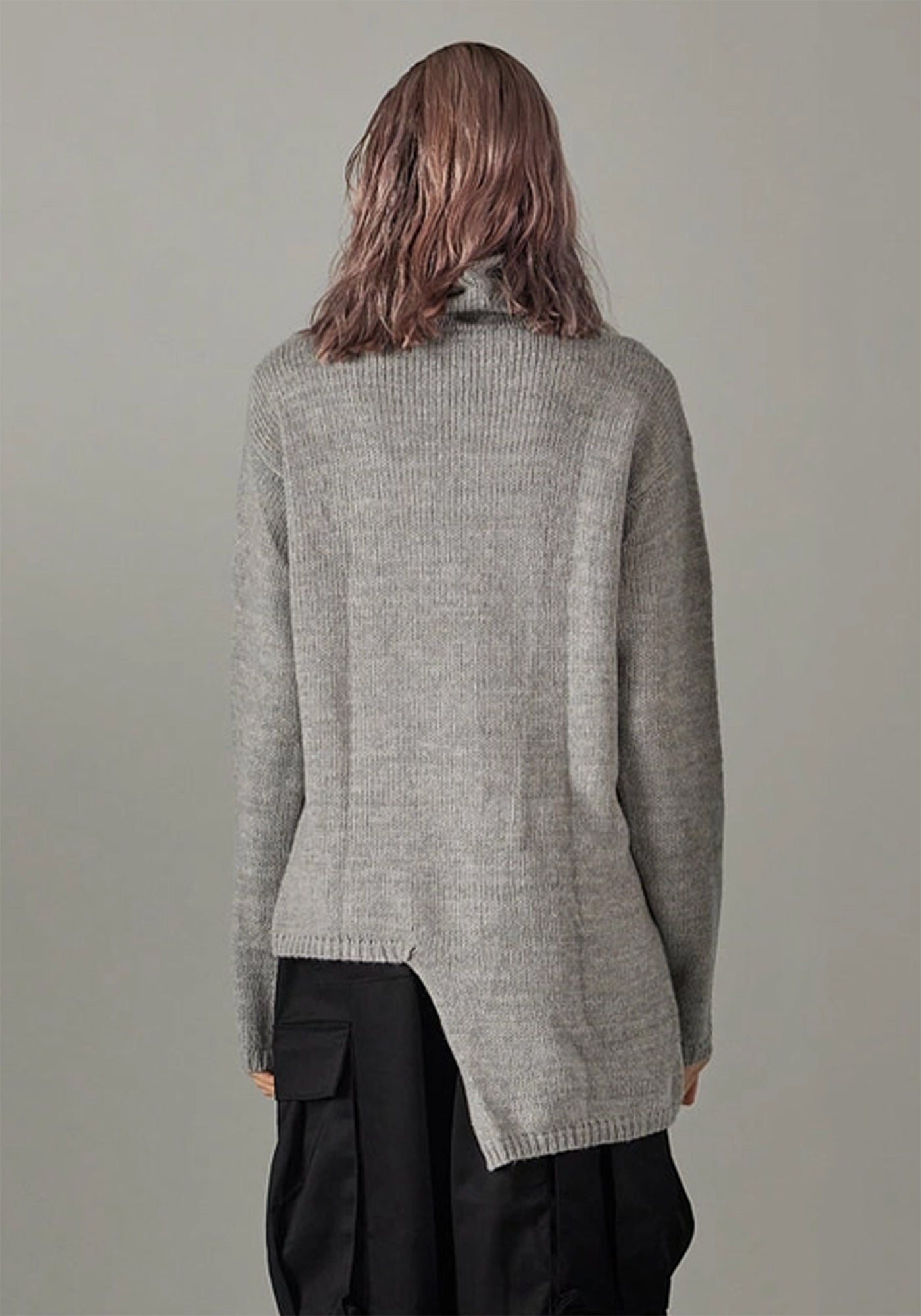 Cricket Over Knit High Neck Wool Sweater in OFF WHITE Only