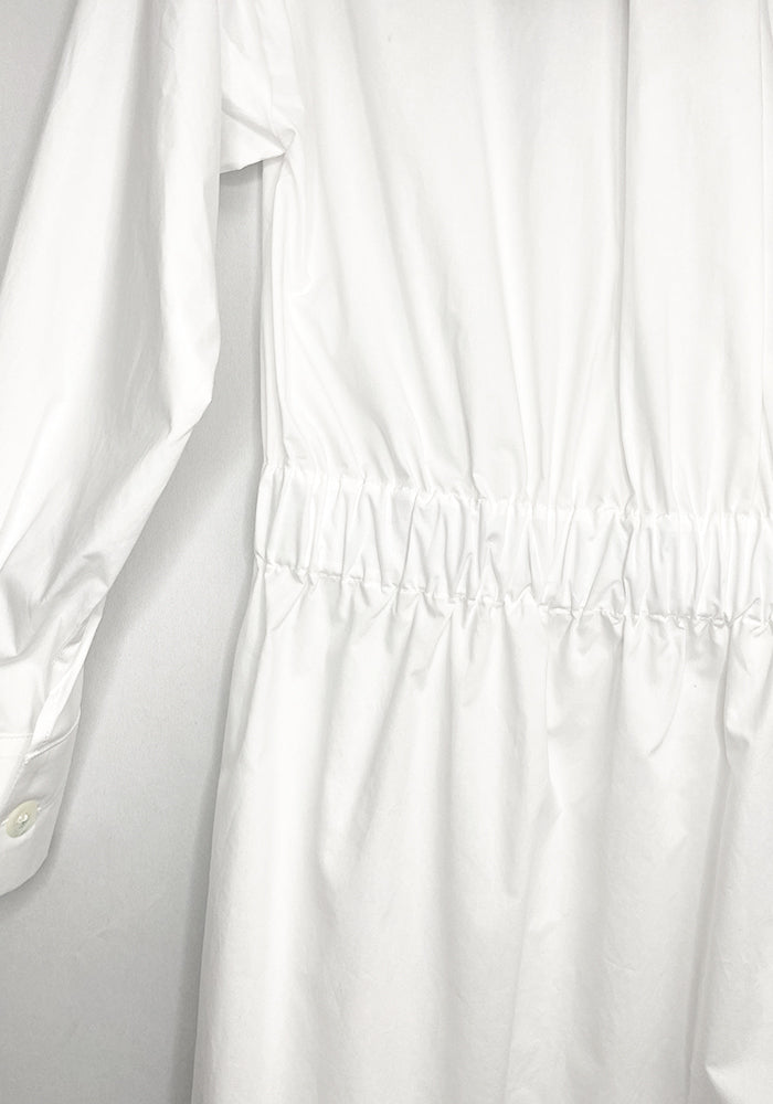 Eline Pleat Detail Maxi Shirt Dress