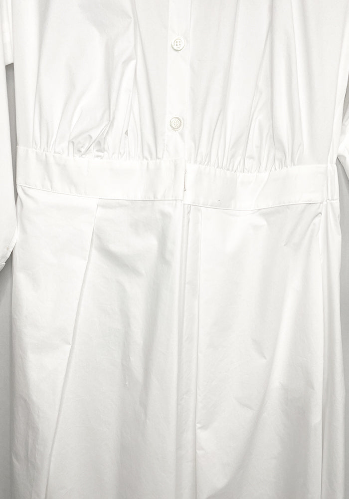 Eline Pleat Detail Maxi Shirt Dress