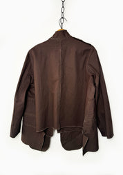 Che Cropped Jacket in BROWN Only