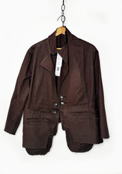 Che Cropped Jacket in BROWN Only