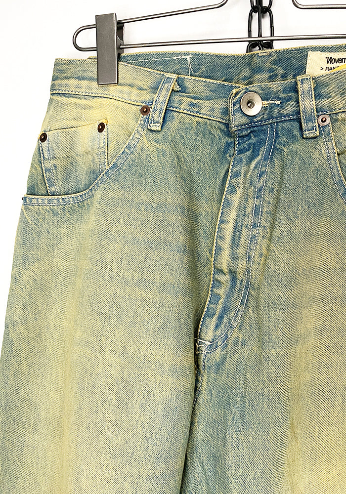 NOVEMB3R Distressed Drop Seat 5 Pocket Jeans