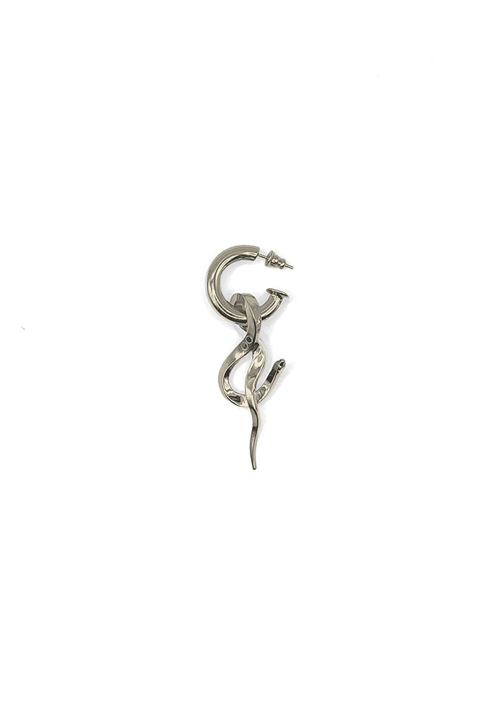 Single Pale Gold Tori Snake Earring