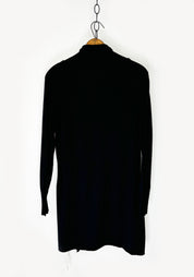 Long Asymmetric Button Front Cardigan