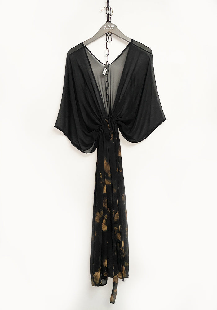 ARAE Medina Sheer Silk Chiffon Robe