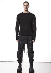 Distressed Details Alpaca Blend Pullover