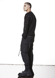 Distressed Details Alpaca Blend Pullover