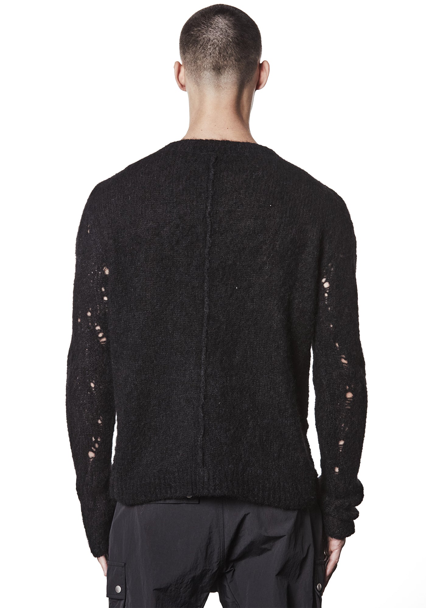 Distressed Details Alpaca Blend Pullover