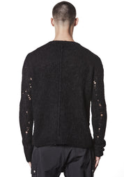 Distressed Details Alpaca Blend Pullover