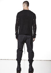 Distressed Details Alpaca Blend Pullover