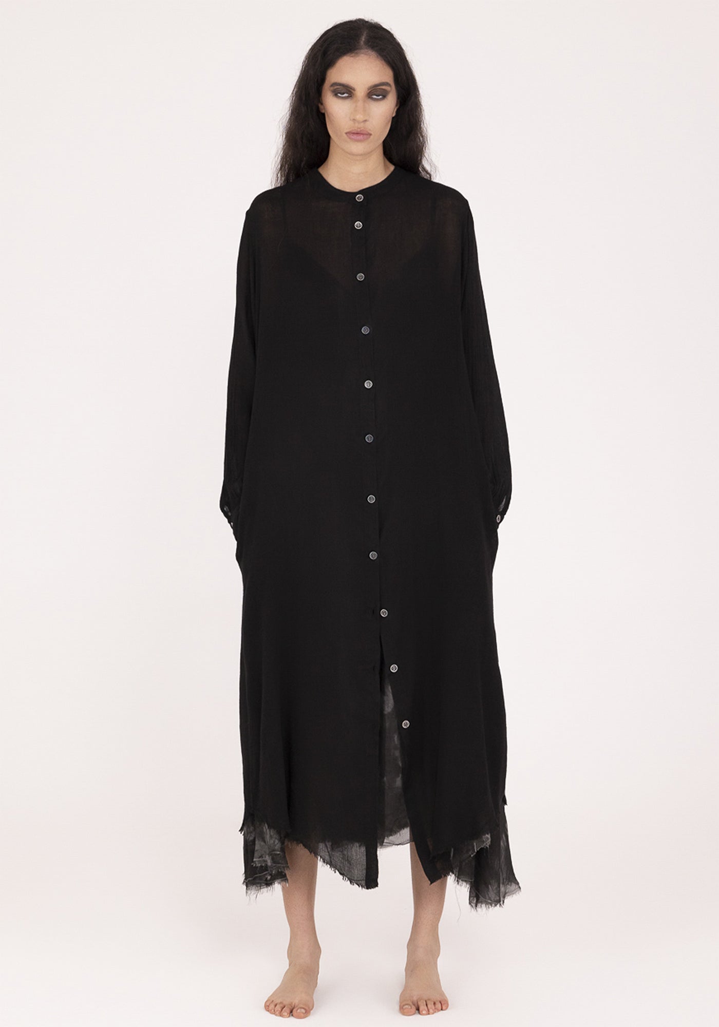 Wool Blend Shirt Dress